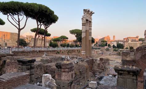 Roma antica nell’odierna area archeologica